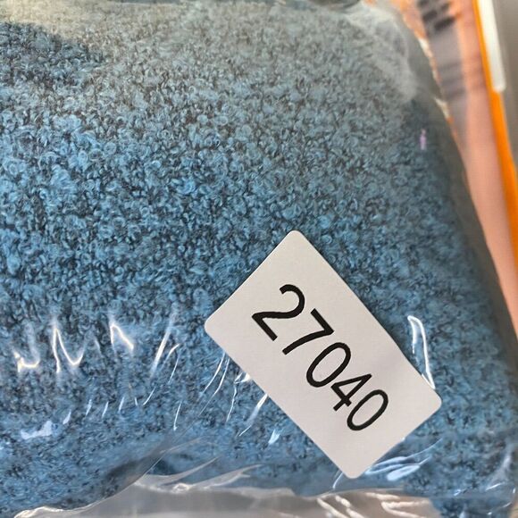 Sigrid Olsen Sweater Pullover Women L Large Blue Knit Wool V-Neck Long Sleeve - Picture 9 of 9